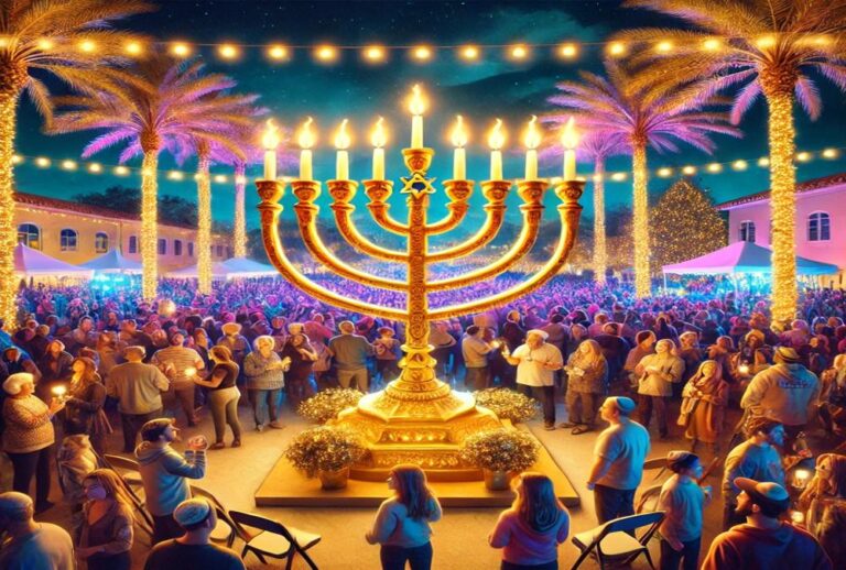 Broward County Menorah Lighting 2024